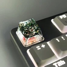 1 个手工金箔键帽，适用于定制机械键盘 - ABS 树脂，商务风格，OEM 配置文件