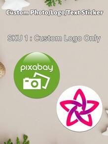 15/35/70/140/350 Pcs Custom Stickers, Round 4x4cm(1.6x1.6in) On White Color Base, Supporting Image/Logo/Text/Font/Color Customization, Suitable As Greeting Stickers/Name Stickers/Gift Stickers/Envelope Sealers For Wedding, Christmas & New Year And Other Holiday Gift Box, Also Great For Brand Promotion For Company/Pet Store/Cake&Bakery/Florist And Other Business Etc