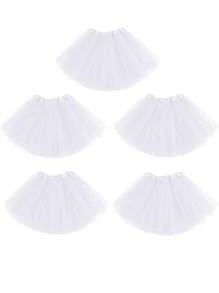 1pc/5pcs 80s Style Women Princess Tutu Skirt, Birthday Party, Holiday Carnival, Prom Dance, Ballet Performance Costume, Celebration Cosplay Costume Dress Halloween