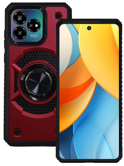 FUNDA USO RUDO CON ANILLO O CON CLIP PARA ZTE AXON 60 LITE