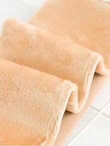 2 Paar Damen Crew Socken, schwarze einfache, lässige, flauschige Winter, warm, Mode, vielseitig, weich, bequem, feuchtigkeitsableitend