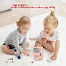 Set da 13 pezzi Mini Distributore automatico, in plastica, cute, dimensioni 5,3 x 3,5 x 9,4, con bevande e giochi, per decorazione di casa delle bambole