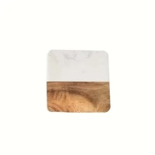 1pc, Marble Coasters, Beautiful Gifts For Bridal Parties, High-End Table Decorations, Custom Bridesmaid Coasters, Custom Bridesmaid Gifts, Exquisite Gift Coasters, Special Gifts For Valentine's Day And Unique Wedding Souvenirs,Brunch-Ready