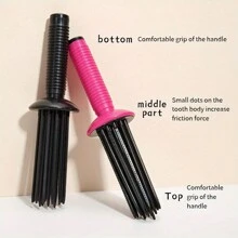 2 Sets Of Hot Nine-Row Combing And Hairdressing Automatic Plastic Curler High Temperature Wave Curler Iron Roll Diffuser - Multicolor - View 9