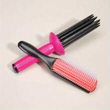 2 Sets Of Hot Nine-Row Combing And Hairdressing Automatic Plastic Curler High Temperature Wave Curler Iron Roll Diffuser - Multicolor - View 2
