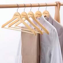 [Customization] 1 Piece Personalized Bridal Party Hanger - Wedding Hanger - Wooden Carved Hanger - Bridal Hanger - Wedding Attendant Name Accessories,Multi-Functional, Anti-Mold,Ornamental,Exquisite,Stylish,High-Quality,Adorable,Modern,Custom,Unique,Personalized,Ideal Gifts For Him,Ideal Gifts For Her,Her,Boyfriend,Girlfriend,Dad,Mom,Family,Friends,Son,Daughter,Kids,Kitchen,Dining Room,Bedroom,Office,Living Room,Home,Garden,Tea Room,For Anniversaries,For Birthdays,For Housewarming,For Graduation
