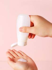 1 Piece/3 Pieces/4 Pieces Travel Separate Bottles, Extrusion Design, Portable, Leak Proof, Refillable Cosmetics Container, (With Free Label Card) Reusable, Used For Separate Packaging Of Toiletries, Shampoo, Shower Gel And Lotion, Travel Necessities, School Supplies, Holiday Camping Necessities, Holiday Accessories Mini, Used For Holiday Beach, Bathroom Collection, Bedroom Collection, Large Capacity, Business Trip, Tourism