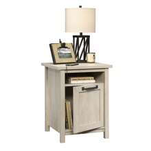 Better Homes & Gardens Modern Farmhouse USB Nightstand, Rustic White Finish - Rustic White - View 6