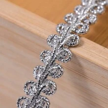 5M/196inch 1cm Shining Golden Silver Shiny Ribbon, Suitable For DIY Handicrafts Bows,Valentine's Day Gift Packaging Ribbons Weddings Christmas Decoration - Multicolor - View 8