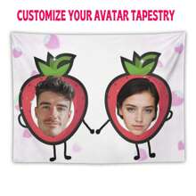 1pc Customized Tapestry, Interesting Customized, Suitable For Bedroom And Living Room Decoration, A Fun Gift For Friends