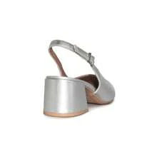 Usaflex Women's Pointed Toe Casual Slingback AK0202 - Bạc - Xem 9