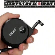 Matte Black And Gold Tape Measure, Highly Durable Mini Retractable Ruler. High Precision 5m Steel Ruler, 3m Box Ruler, 7.5m Ruler. Suitable For Cutting, Office And Various Occasions - Multicolor - View 5