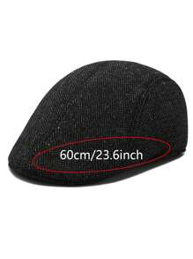 D EXCEED 1PC / 3PCS / 6PCS 男士平顶帽人字形粗花呢男士出租车司机帽 1920 年代常春藤爱尔兰驾驶帽盖茨比帽万圣节装饰礼物角色扮演情人节礼物舞会 - 多色 - 查看 4