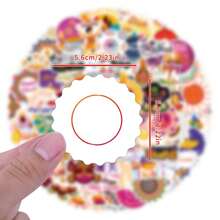 50Pcs Music Poster Stickers For Mobile Phones Computers Refrigerators Bicycles Cars Helmets Birthday Parties Christmas