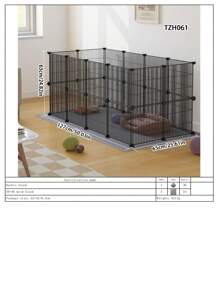 Interlocking Pet Playpen Fence, Suitable For Rabbits, Guinea Pigs And Other Small Animals - Multicolor - View 11