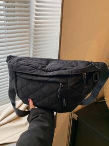 Fashionable Versatile Large Capacity Lightweight Embroidered Chest Bag/Waist Bag/Crossbody Bag