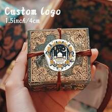 1.57 Inch Customized Stickers/LOGO Stickers/Wedding Stickers/Design Your Own Stickers/Personalized Stickers/Custom Stickers, Customized Logo Bag Sealing Stickers, Birthday Christening Stickers, Design Your Own Stickers, Personalized Stickers, Business Logo Stickers