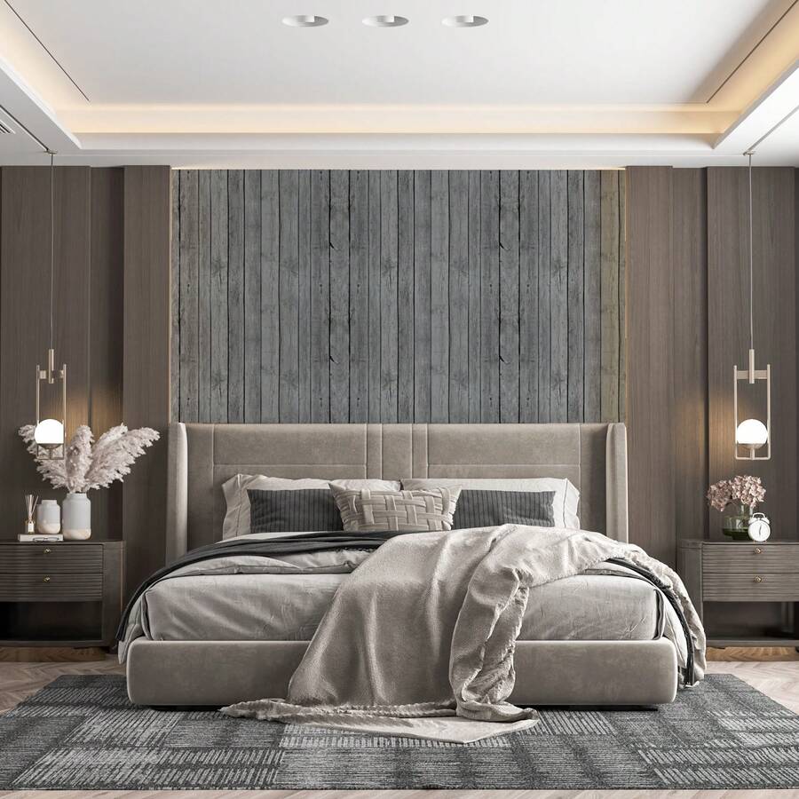 Green Sage Wood Panel Wallpaper | Removable Wallpaper | Peel And Stick | Wall Mural | Wood Wallpaper | Panel Wallpaper | Wooden Wallpaper - UK