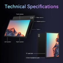 10 Inch Tablet Android 13 Tablets With Keyboard 4G LTE 4GB RAM 64GB ROM Stylus Octa-Core Cortex-A55 GPS Wifi Bluetooth - 黑色 - 查看 4