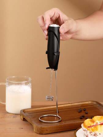 Milk Frother, Powerful Handheld Milk Frother, Mini Milk Foamer,Coffee Stirrer, Stainless Steel Drink Mixer For Coffee, Lattes, Cappuccino,Matcha,Hot Chocolate, Portable Foam Maker,Electric Wireless Blender Mini Coffee Maker