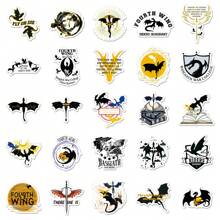 50Pcs Fourth Wing Stickers For Water Bottles Laptops Phone Cases Guitars Computers Helmet Skateboard Bicycle Decoration,Fourth Wing,Stickers,Fourth Wing Stickers,Fourth Wing,Stickers,Acotar