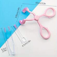 3 PiecesContact Lens Applicator Tool Set Novice Contact Lens Remover, Contact Lens Support, Eye Clip Assistance, Eyelid Support, Eye Expander