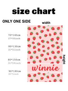 1pc Customized Quick Dry Beach Towel, Comfortable Swimwear Towel, Fashionable Pool Towel, Customizable Design (E.G. Strawberry, Cute, Fun, Beautiful), Ideal For Beach Accessory, Mother's Day, Birthday, Children's Day, Father's Day, Graduation, Wedding, Housewarming, Bathroom, Living Room, Home, Garden, Tea Room Summer Holiday Bathroom Decor Travel Essentials Travel Accessories Beach Essentials