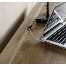 Cube Storage Office Desk, Espresso