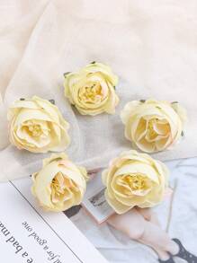 10pcs/5pcs Simulation Rose Head DIY Cake Wreath Wedding Bridal Party Bath Party Home Decoration Spring Flower Arrangement Artificial Centerpiece, Outdoor Garden Patio Decoration - Multicolor - View 15