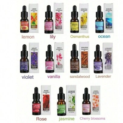 10ml Essential Oil For Aromatherapy Diffuser, Suitable For Aromatherapy Stone, Burner, And Humidifier, Christmas