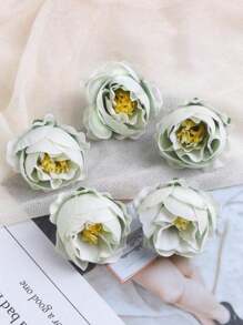 10pcs/5pcs Simulation Rose Head DIY Cake Wreath Wedding Bridal Party Bath Party Home Decoration Spring Flower Arrangement Artificial Centerpiece, Outdoor Garden Patio Decoration - Multicolor - View 25