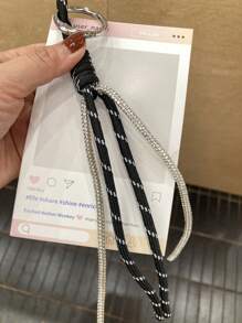 1pc Rhinestone Tassel Charm, Fashion Elegant Handbag Pendant, Simple Accessory, Suitable For Men & Women, Birthday/Mother's Day Gift - Multicolor - View 7