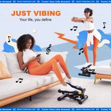 Ziwwvy Steppers For Exercises, Twisting Stepper For Butt Lifting With Resistance Bands And Full Body Cardio Equipment,Adjustable Height Fitness Stepper Machine,330Lbs Weight For Home And Office - 迷你扭轉踏步機 - 查看 7