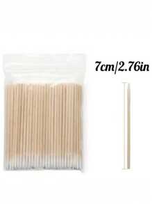 500 قطعة أعواد خشبية لتنظيف الأظافر، أعواد تنظيف ذات رؤوس خشبية، أداة تصحيح تفاصيل المناكير، مزيل طلاء الأظافر، أدوات فن الأظافر، لوازم الأظافر، أدوات الأظافر، أدوات فن الأظافر، عودة إلى المدرسة، الأظافر، أدوات الأظافر لأظافر الضغط، أدوات المناكير والبديكير - متعدد الألوان - مشاهدة 2