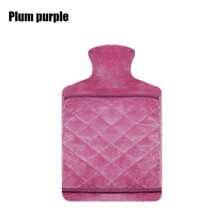 1pack 2000ml Premium Fluffy Hot Water Bottle For Soothing Pain Relief And Comfort - Ideal For Neck, Back, Shoulder, Legs, And Menstrual Cramps(The Edging And Inner Color Of The Hot Water Bag Jacket Are Randomly Selected )