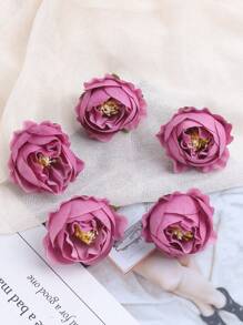 10pcs/5pcs Simulation Rose Head DIY Cake Wreath Wedding Bridal Party Bath Party Home Decoration Spring Flower Arrangement Artificial Centerpiece, Outdoor Garden Patio Decoration - Multicolor - View 8