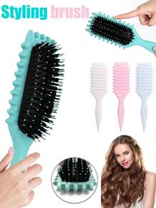 2024 Newest Curl And Styling Brush For Defining Curly Hair - Bristle Detangling Comb For Combing Men's And Women's Curls,Nylon Bristle Brush, Reduces Pulling And Separation,Designed For Curly Hair.By Candybrush,Back To School,Travel Holiday Essentials,Hair Accessories For Women,Brush,Hair Brushes,Edge Brush,Brush Hair,Hair Comb,Comb Hair,Detangling Brush,Ball Brush,Mini Hair Brush,Hair Brush Set,Wooden Comb, Comb, Slick Back Brush, Hairbrush, Edge Brush, Brush Hair, Hair Comb, Hair Brush Set, Comb Hair, Mini Hair Brush, Detangling Brush,Hair Products, Hair Tools, Hair Stuff, Hair Care, Curly Hair Brush, Barber, Barber Accessories, Hairdressing Equipment - Multicolor - View 5