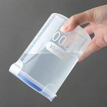 1 PC Grain Storage Tank, Plastic Grain Storage Box, Airtight Tank - Transparent - View 2