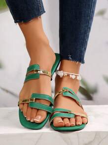 New Spring/Summer Women Flat Casual Shoes Sandals Comfortable Slippers