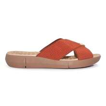 Modare Women's Elastic Ribbed/Napa Sense Flex Clog 7142.101 - trái cam - Xem 1