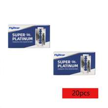 100 piezas/30 piezas/20 piezas/10 piezas Hojas de afeitar, hojas de acero inoxidable de doble filo, rasquetas para afeitar y recortar cejas, hojas de afeitar manuales antiguas, hojas de afeitar de doble filo - Multicolor - Ver 12