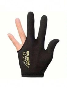 2 st/3 st snooker-/biljardköhandskar, trefingersdesign, lämpliga för vänster eller höger hand