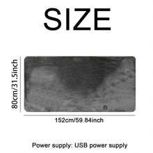 1 件 USB 供电电热毯，便携式单人保暖披肩，背部加热垫，3 种加热设置，适用于办公室午睡、户外/汽车旅行、男女通用圣诞礼物 - 查看 7