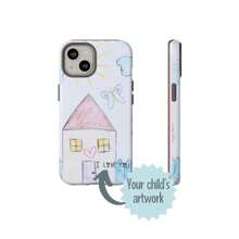 1pc Unique Custom Phone Case Designed By Your Child - Personalized Custom Drawing Phone Cover -Compatible With IPhone 16 15 14 13 12 11 Pro Max X XS XR XSMAX 7G 8PLUS 15Plus 14Plus For Women Parents Mother's Day Gift