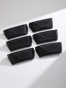 Hộp đựng kính râm bằng da PU dành cho cả nam và nữ, lớp lót bảo vệ tốt nhất cho kính của bạn - màu đen - Xem 13