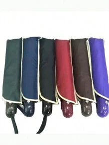 23" Transparent Umbrella With Automatic Opening - Dark Green - View 5