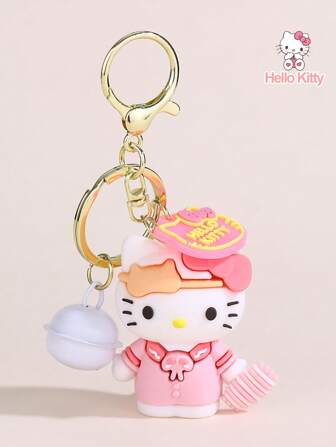 Sanrio 1 st Sanrio Kitty Cat Cartoon Sleutelhanger Hanger, Leuke Tas Sleutelhanger Telefoon Charme