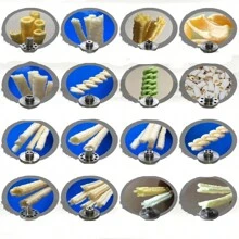 BEIJAMEI 14 Utilizzare Snack Estrusore 25Kg/h Mais Riso Alimentare Estrusione Macchina Sbuffante Twisted Hollow Stick Solido Croccante Popper Macchina per la Massa