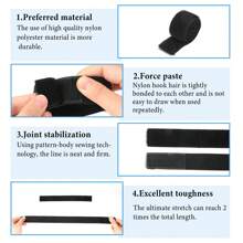 4 PCS Cowboy Boot Straps Ankle Strap Boot Blousers Boot Snake Bootstraps Elastic Boot Adjustable Boot Blousers For Gardening Hiking Cycling Fishing Running Hunting - Black - View 3