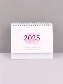 1 Pc Desk Calendar 2026 - Compact Vertical Flip Design, Durable Metal Ring Binding, Clear Monthly Layout - Simple And Fresh Calendar, Perfect For Home Office Or School Organization, Sophisticated Desk Calendar